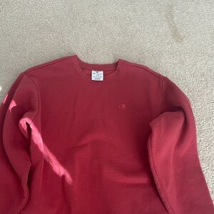 Champion Women Classic Red Crewneck Sweater